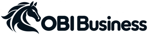 OBI Business Mono navy logo